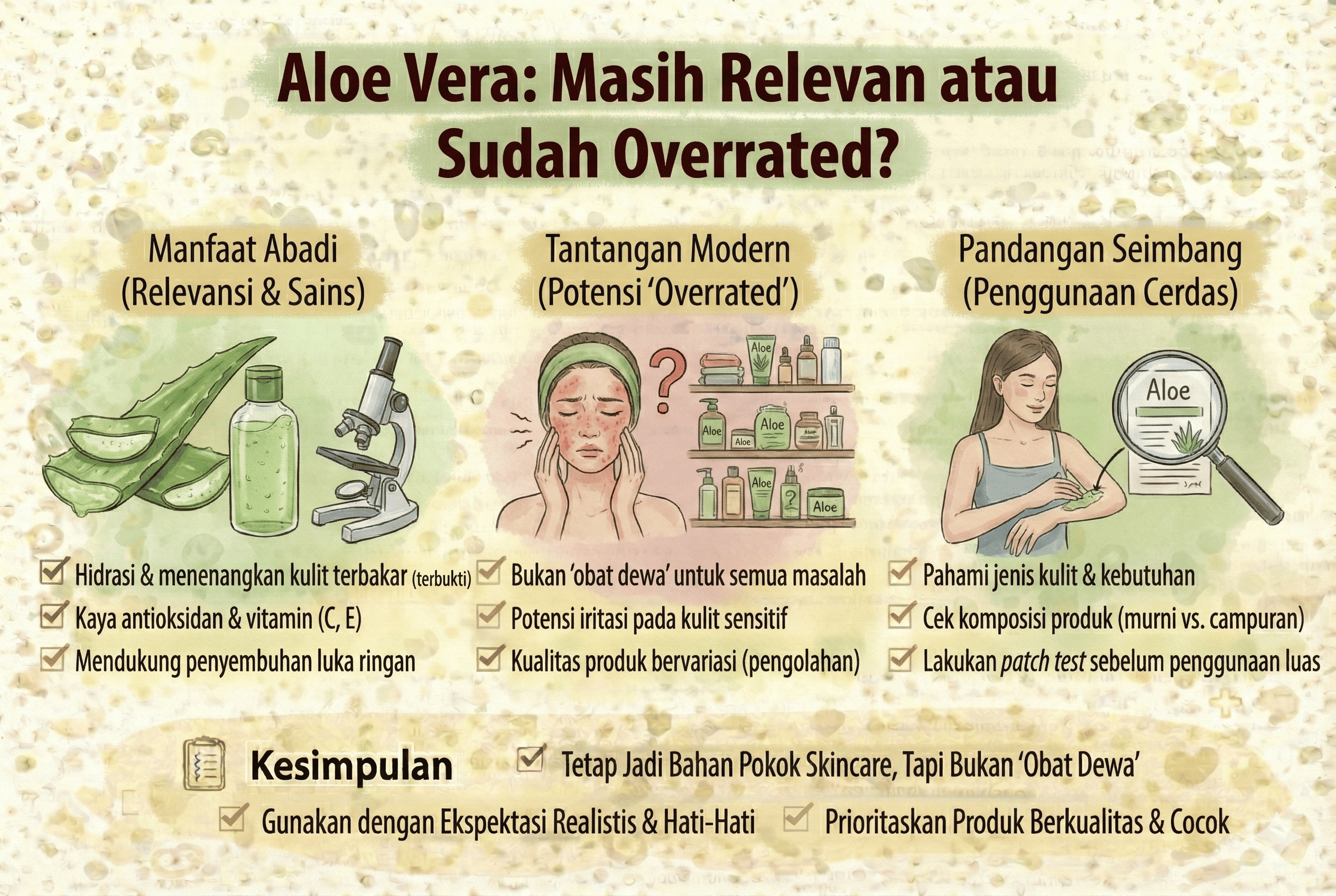 Aloe Vera: Masih Relevan atau Sudah Overrated?